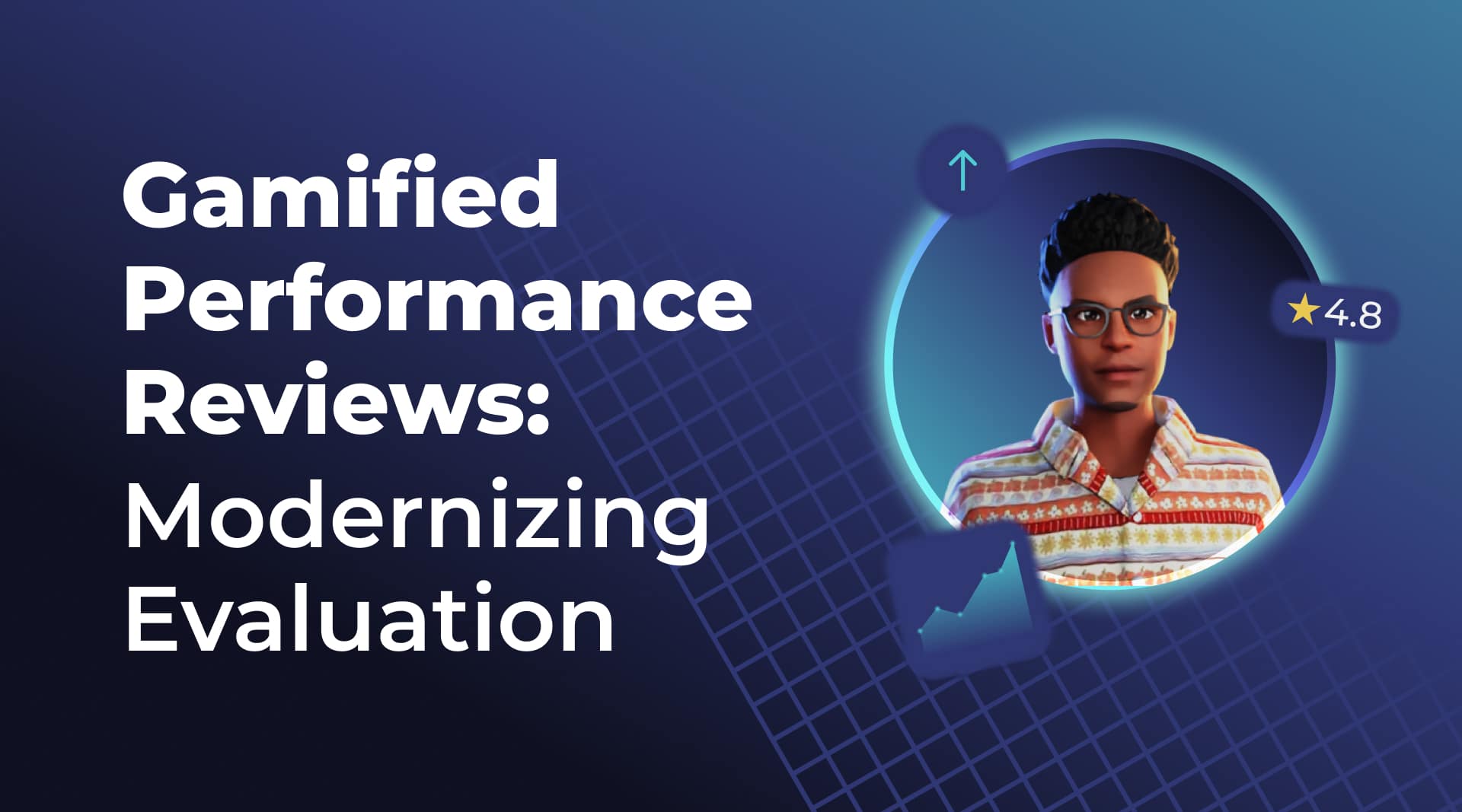 Blog post titled "Gamified Performance Reviews: Modernizing Evaluation"