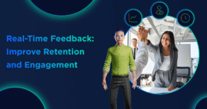 Dark blue cover with the words "Real-Time Feedback: Improve Retention and Engagement"