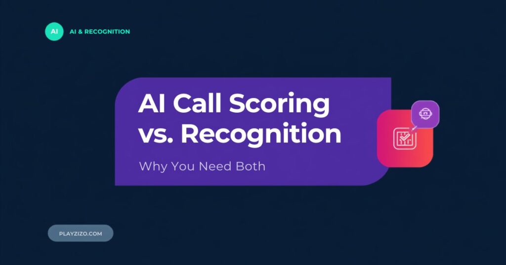AI call scoring vs recognition dashboard comparison